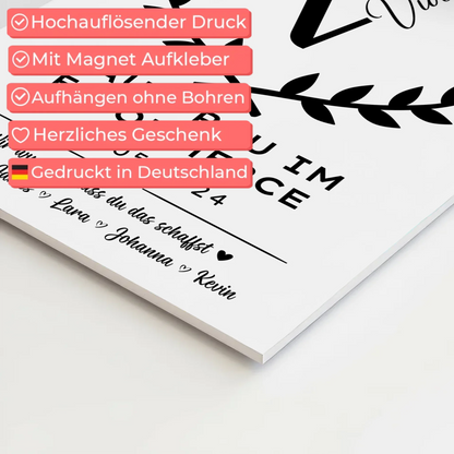 Geschenk Zum Abschluss Ausbildung Kauffrau im E-Commerce Fotoboard Magnet Poster