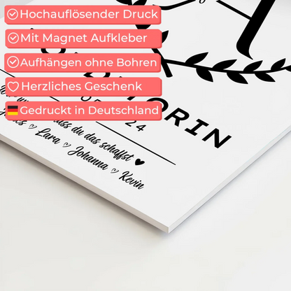 Geschenk Zum Abschluss Ausbildung Konditorin Magnet Fotoboard