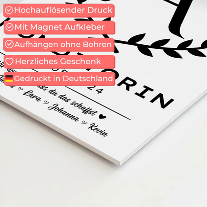 Geschenk Zum Abschluss Ausbildung Konditorin Magnet Fotoboard