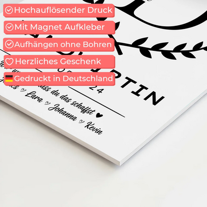 Geschenk Zum Abschluss Ausbildung Landwirtin Fotoboard