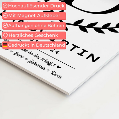 Geschenk Zum Abschluss Ausbildung Landwirtin Fotoboard