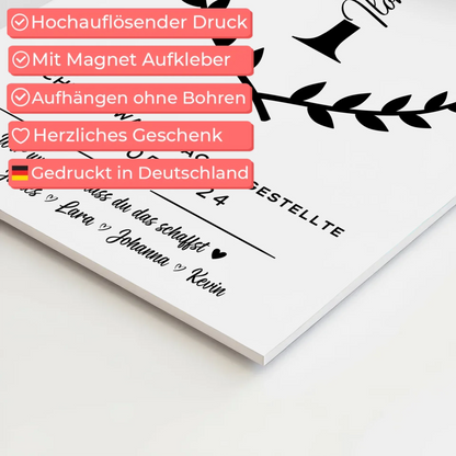 Ausbildungsabschluss Geschenk Rechtsanwaltsfachangestellte Fotoboard