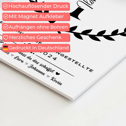 Ausbildungsabschluss Geschenk Rechtsanwaltsfachangestellte Fotoboard