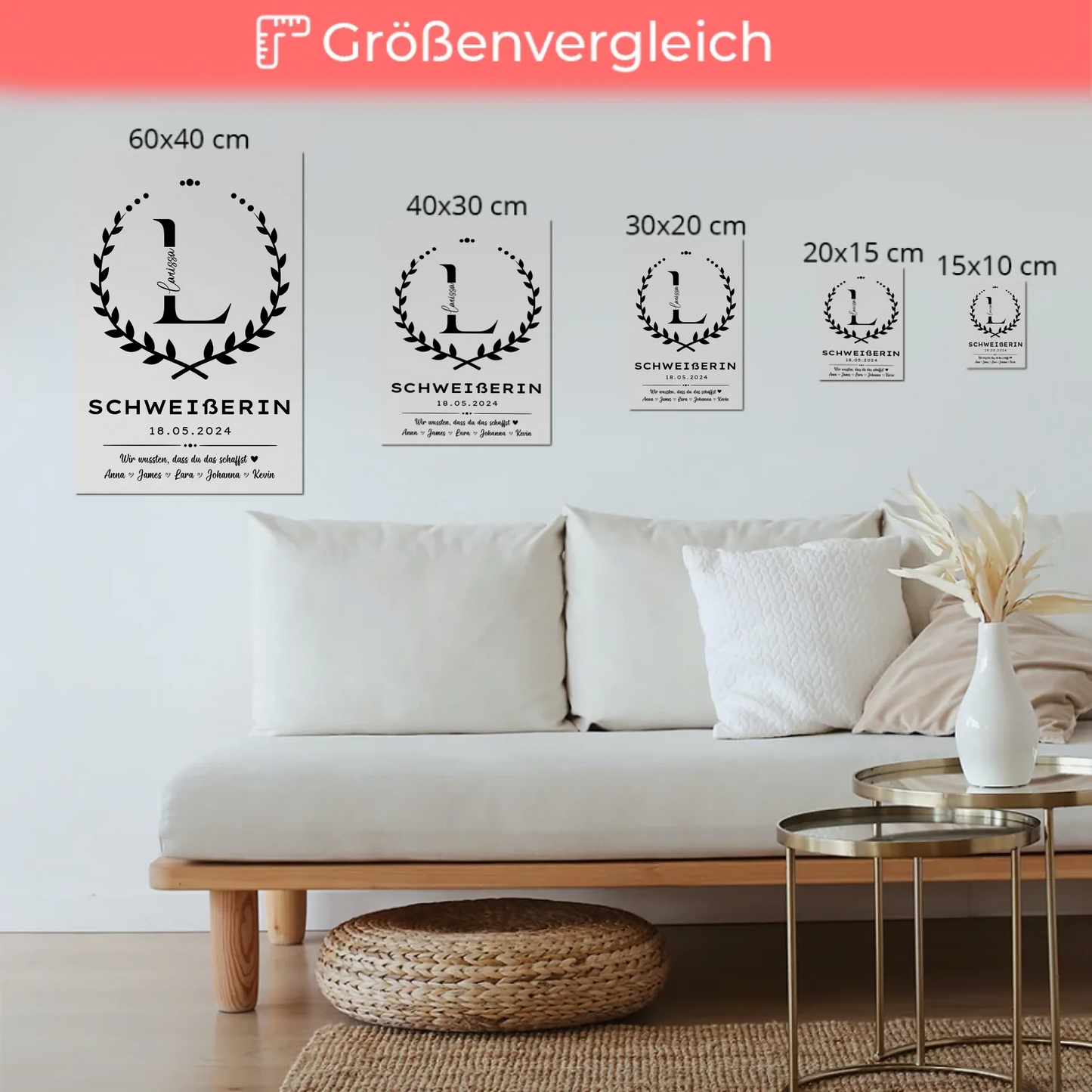 Ausbildungsabschluss Geschenk Schweißerin Fotoboard Magnet Poster