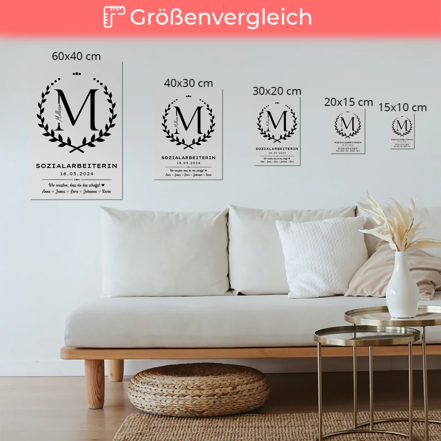 Geschenk Zum Abschluss Ausbildung Sozialarbeiterin Magnet Fotoboard