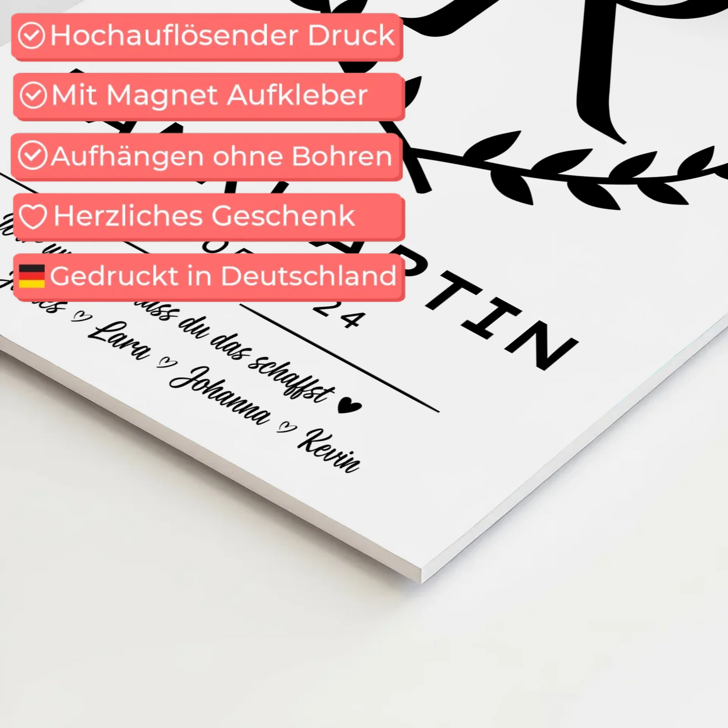 Geschenk Zum Abschluss Ausbildung Tankwartin Fotoboard