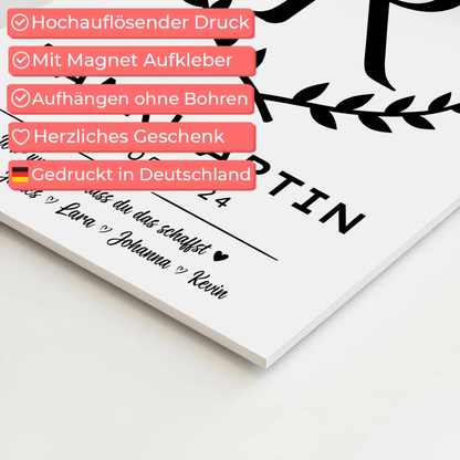 Geschenk Zum Abschluss Ausbildung Tankwartin Fotoboard