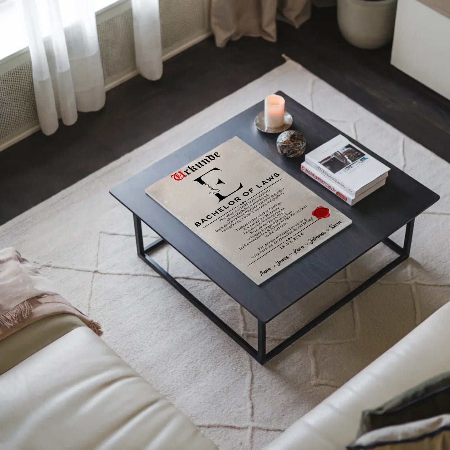 Urkunde Magnet Fotoboard Geschenk Zum Bachelor Bachelor Of Laws