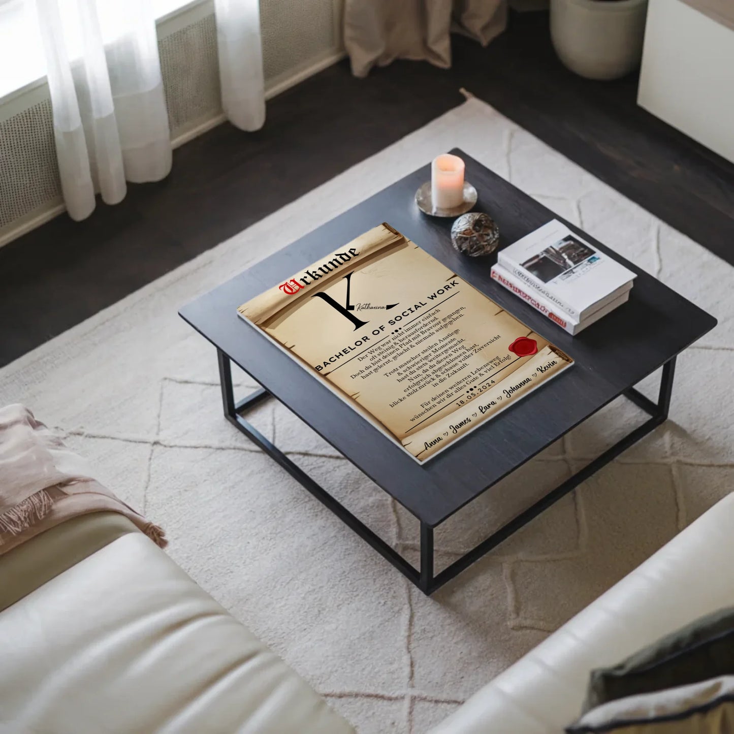 Urkunde Magnet Fotoboard Geschenk Zum Bestandenen Bachelor Bachelor Of Social Work