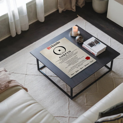 Geschenk Zum Abschluss Ausbildung Chefin Urkunde Fotoboard