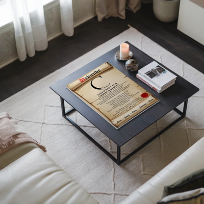 Ausbildungsabschluss Geschenk Fachkraft für Lagerlogistik Urkunde Magnet Wandbild Fotoboard