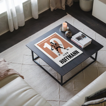 Fotoboard Personalisiertes Wandbild Handball Handballerin Geschenk für Mädchen Turnier