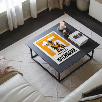 Magnetisches Fotoboard Personalisiert Lacrosse Lacrossespielerin Geschenk für Tocher Mama Tante Freundin