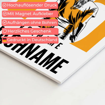 Magnetisches Fotoboard Personalisiert Lacrosse Lacrossespielerin Geschenk für Tocher Mama Tante Freundin