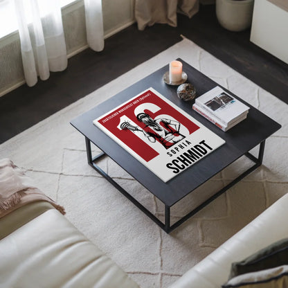 Fotoboard Personalisiertes Wandbild Lacrosse Lacrossespielerin Geschenk für Tochter