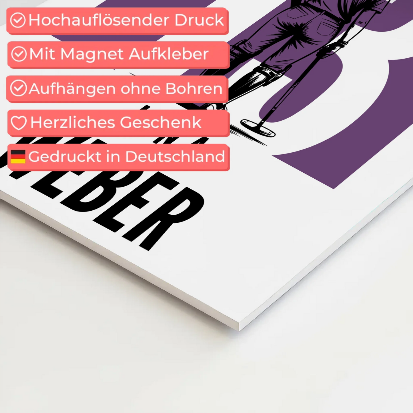 Fotoboard Personalisiertes Wandbild Polo Polospielerin Geschenk für Tocher Freundin