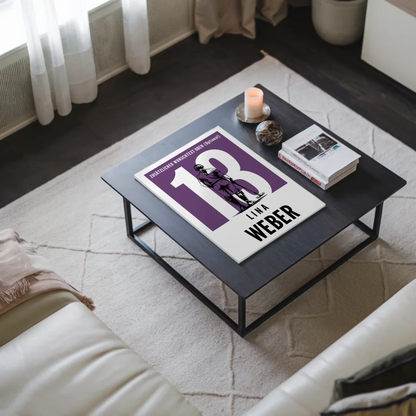 Fotoboard Personalisiertes Wandbild Polo Polospielerin Geschenk für Tocher Freundin