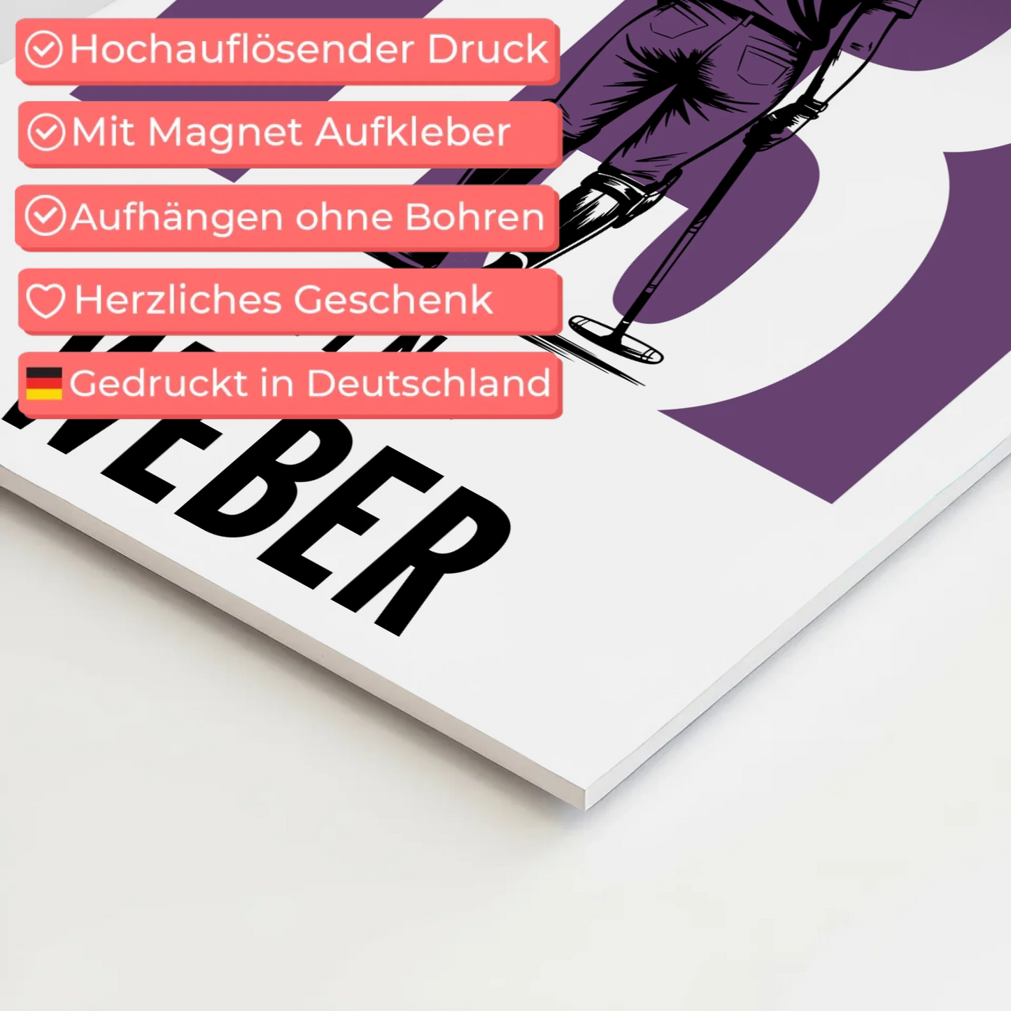 Fotoboard Personalisiertes Wandbild Polo Polospielerin Geschenk für Tocher Freundin