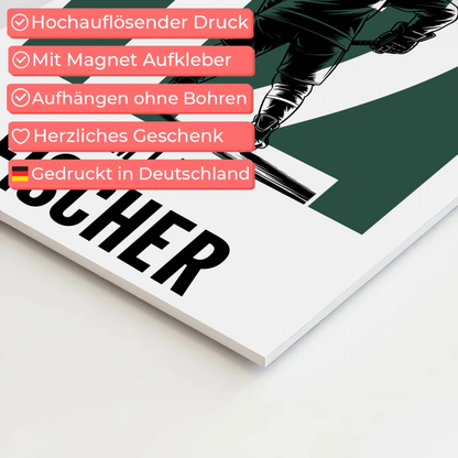 Personalisiertes Fotoboard Magnetisch Eishockey Eishockeyspielerin Geschenk für Tocher Freundin