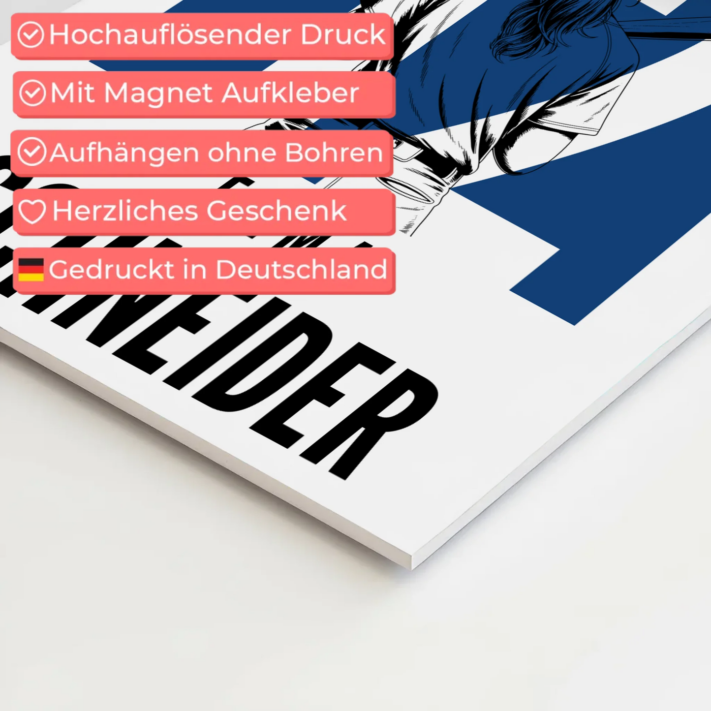 Sport Fotoboard Magnetisches Wandbild Baseball Baseballspielerin Geschenk für Tochter 10