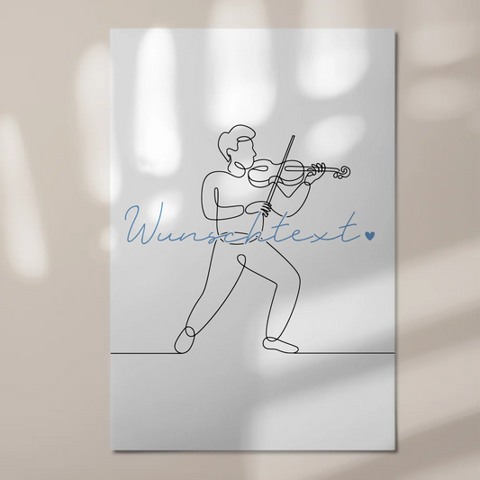 Lineart Fotoboard Magnetisch Personalisiert Orchester Geschenk Sohn & Bruder 1