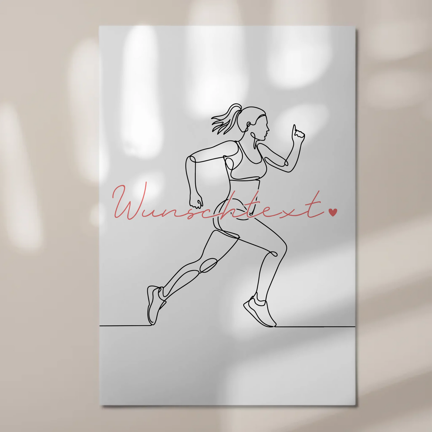 Personalisiertes Fotoboard Magnetisch Lineart Ultramarathon Geschenk Tochter & Schwester 1
