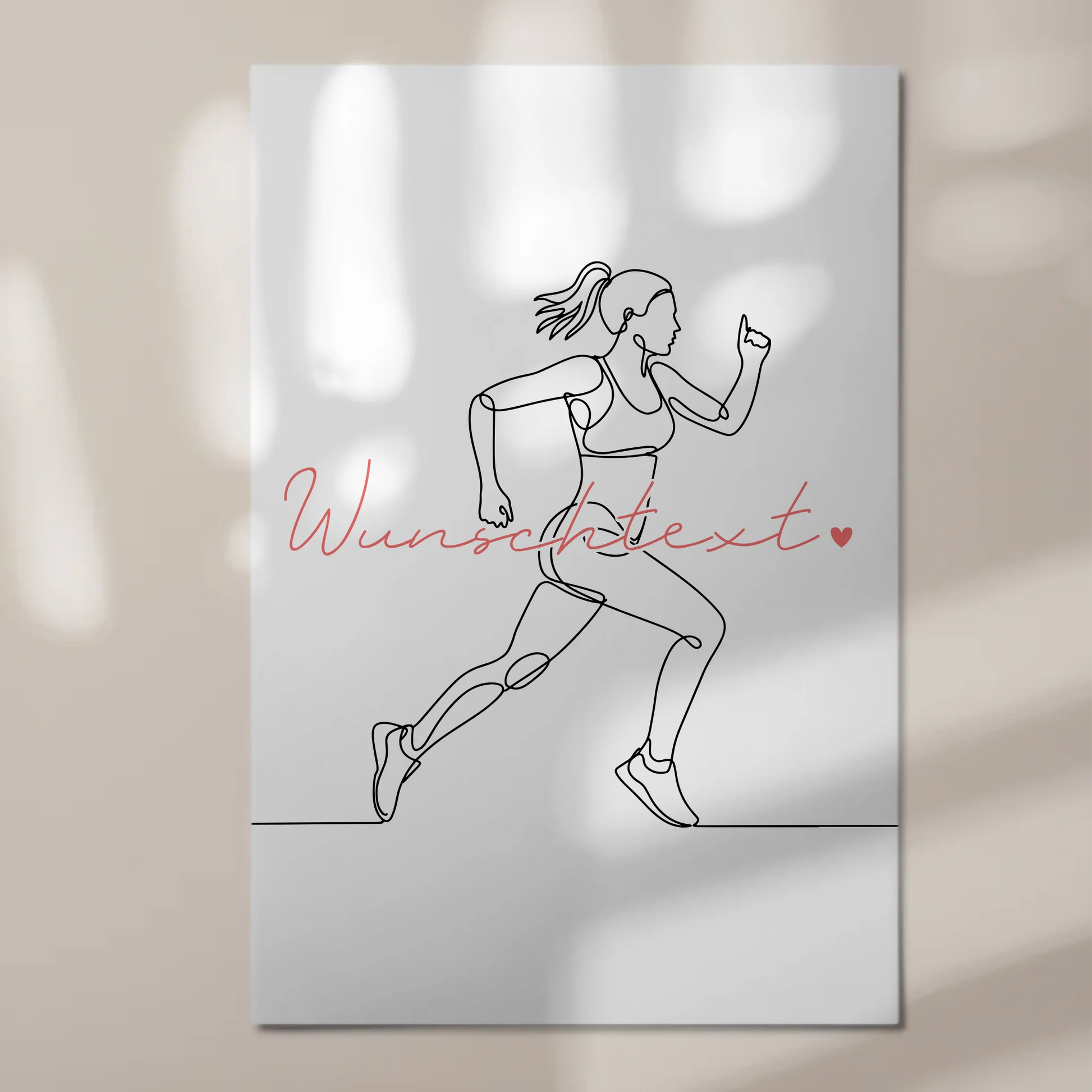 Personalisiertes Fotoboard Magnetisch Lineart Ultramarathon Geschenk Tochter & Schwester 1