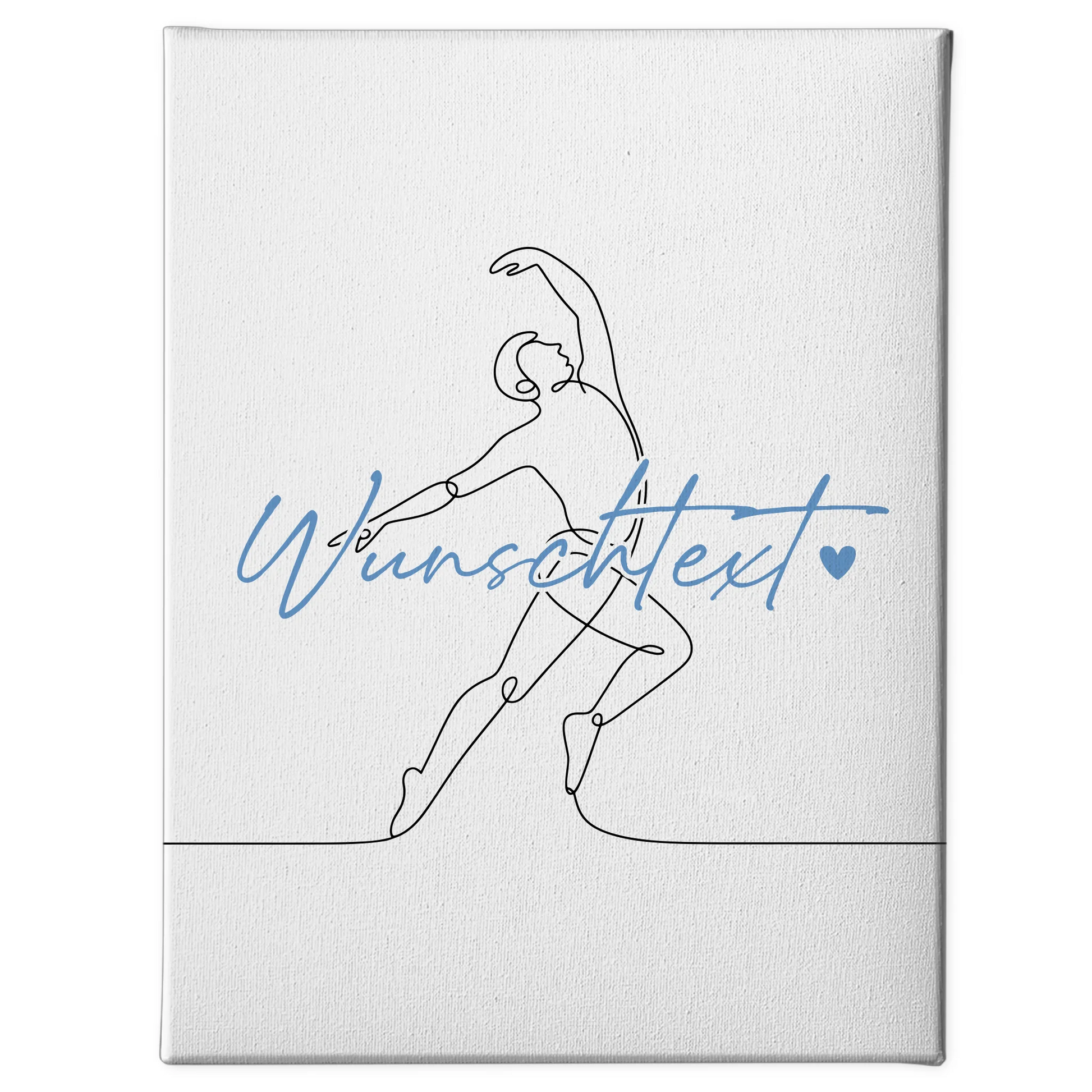 Lineart Leinwand Tanzen Geschenk Sohn & Bruder 1