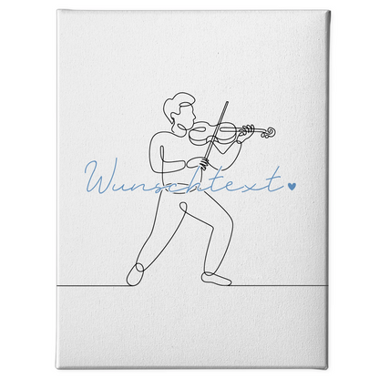Lineart Leinwand Personalisiert Orchester Geschenk Sohn & Bruder 1