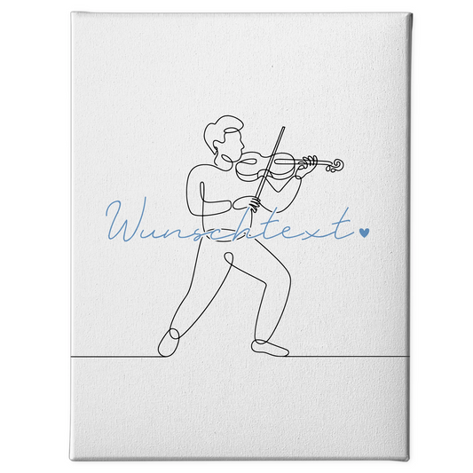 Lineart Leinwand Personalisiert Orchester Geschenk Sohn & Bruder 1