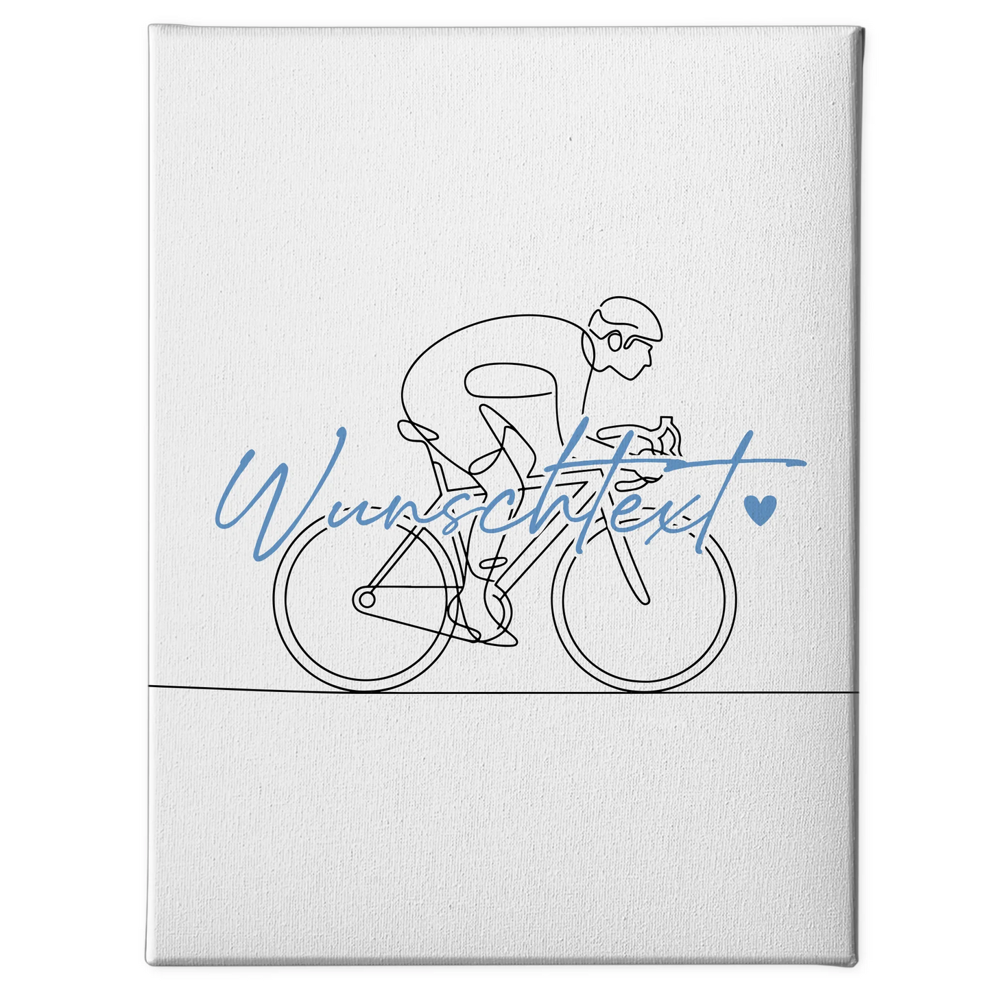 Lineart Leinwand Personalisiert Rennradfahren Geschenk Sohn & Bruder 1