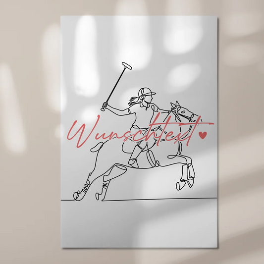 Lineart Fotoboard Magnetisch Personalisiert Polo Geschenk Tochter & Schwester 1