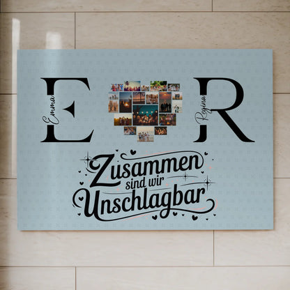 Magnet Fotoboard Geschenk Personalisiert mit Fotos Initialien und Namen Personalisiert 7