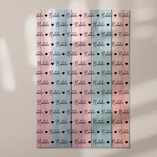 Kinder Fotoboard mit Namen Fotoboard Magnet Wandbild Für Mädchen & Jungen 1