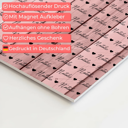 Personalisiertes Kinder Fotoboard Fotoboard mit Namen Magnet Wandbild Für Mädchen & Jungen 4