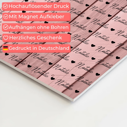 Personalisiertes Kinder Fotoboard Fotoboard mit Namen Magnet Wandbild Für Mädchen & Jungen