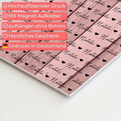 Personalisiertes Kinder Fotoboard Fotoboard mit Namen Magnet Wandbild Für Mädchen & Jungen