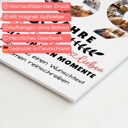 Personalisiertes Fotoboard 59 Geburtstag Für Mama Papa Schwester & Bruder 4