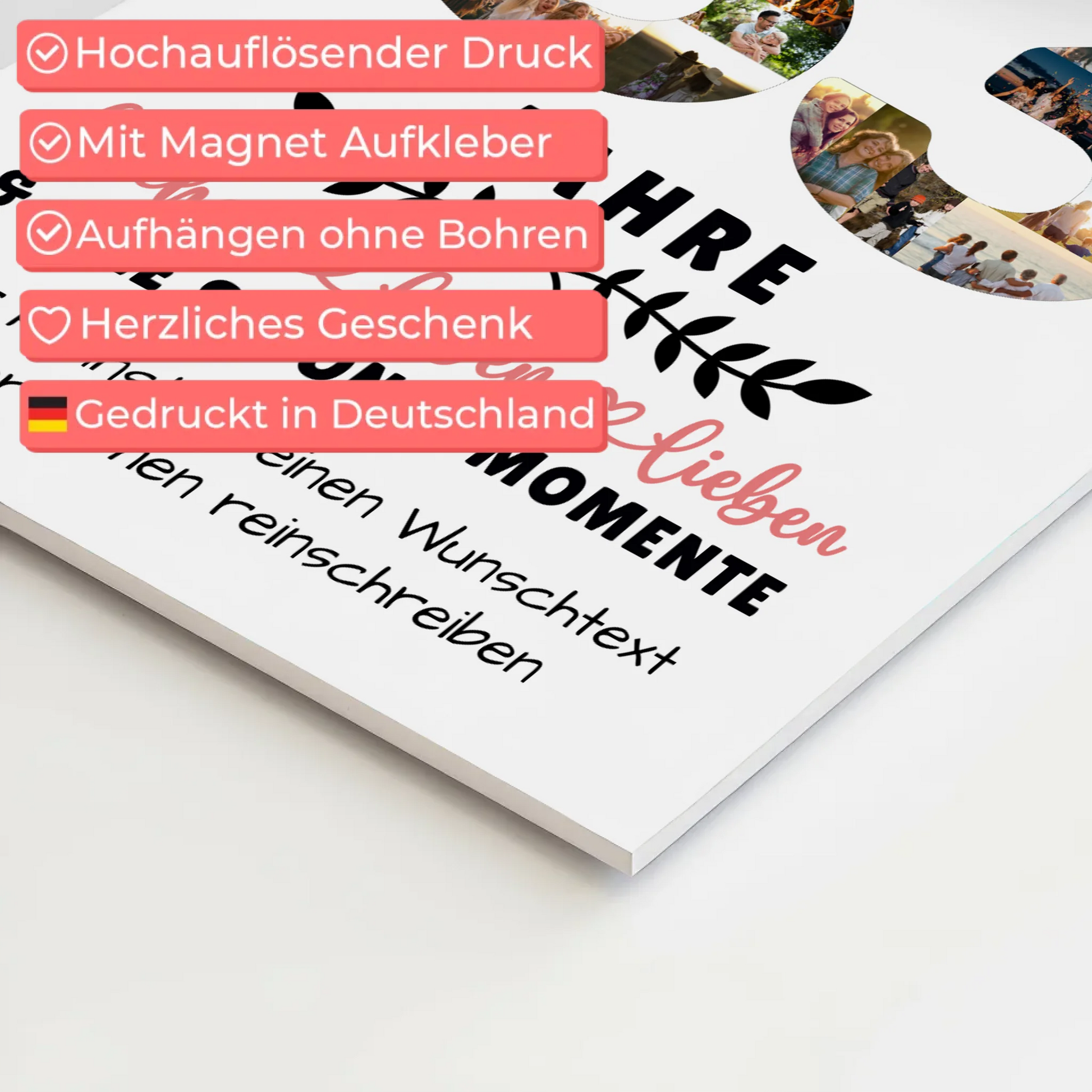 Personalisiertes Fotoboard 83 Geburtstag Für Opa Oma Papa & Mama 10