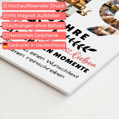 Personalisiertes Fotoboard Magnet Poster 49 Geburtstag Für Bruder Schwester Mama & Papa 4