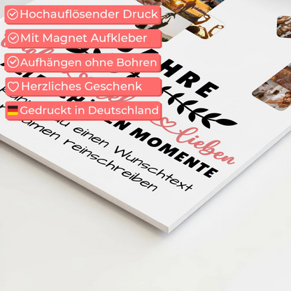 Personalisiertes Fotoboard 41 Geburtstag Für Bruder Schwester Papa & Mama 4