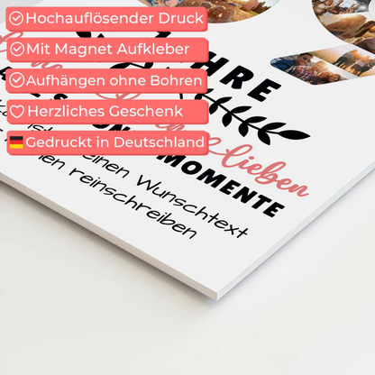 Personalisiertes Fotoboard 59 Geburtstag Für Mama Papa Schwester & Bruder