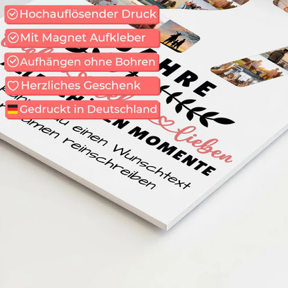 Personalisiertes Fotoboard Magnet Wandbild 27 Geburtstag Für Sohn Tochter Bruder Schwester Nichte & Neffe 4