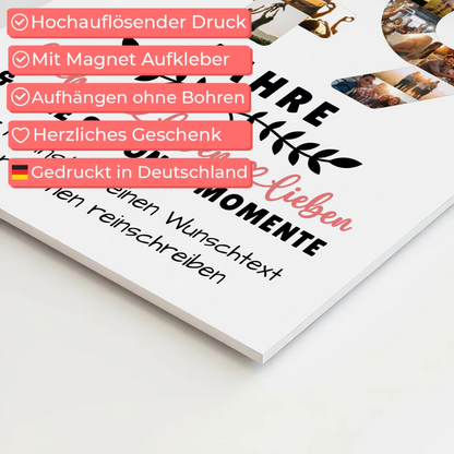 Personalisiertes Fotoboard Magnet Poster 49 Geburtstag Für Bruder Schwester Mama & Papa 10