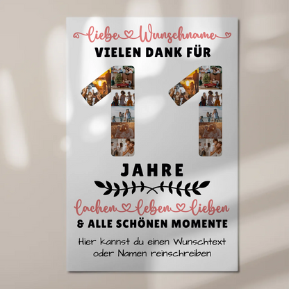 Personalisiertes Fotoboard 11 Geburtstag Für Sohn Tochter Bruder Neffe Nicht & Schwester 1