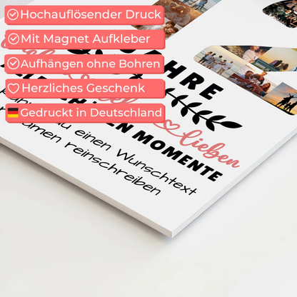 Personalisiertes Fotoboard Magnetisch 12 Geburtstag Für Tochter Sohn Bruder Neffe Nicht & Schwester 4