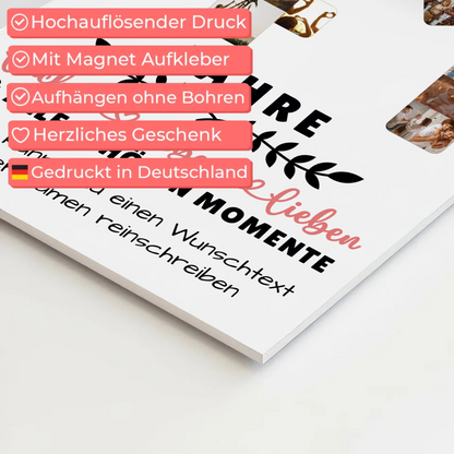 Personalisiertes Fotoboard 41 Geburtstag Für Bruder Schwester Papa & Mama