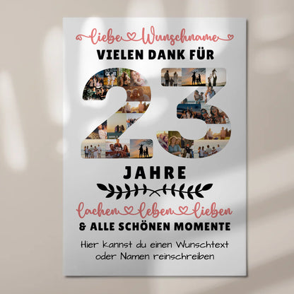 Personalisiertes Fotoboard 23 Geburtstag Für Sohn Tochter Bruder Neffe Nicht & Schwester 7