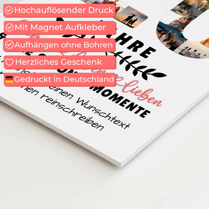 Personalisiertes Magnet Fotoboard 20 Geburtstag Für Sohn Tochter Schwester Bruder Nichte & Neffe 10