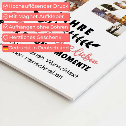 Personalisiertes Magnet Fotoboard 14 Geburtstag Für Sohn Tochter Schwester Bruder Nichte & Neffe 10